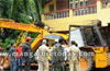 JCB brake failure at Karnad : 2 labourers crushed to death